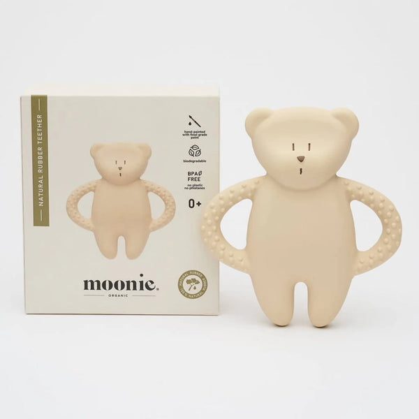 Moonie Bear Natural Rubber Teether