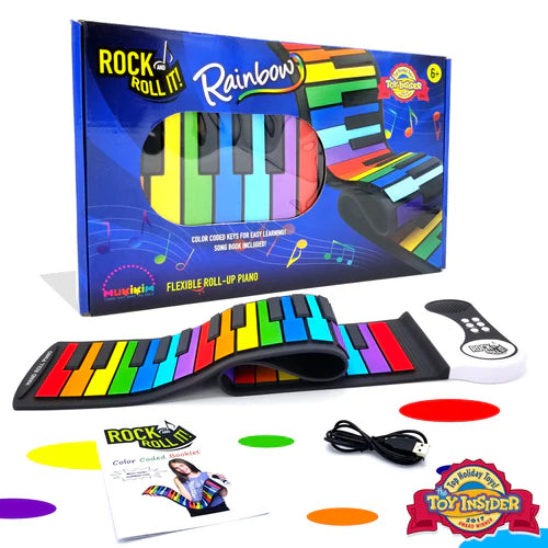 ROCK AND ROLL IT RAINBOW PIANO - Ages 6+