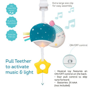 Taf Toys - Musical Mini Moon - Ages 0mths+