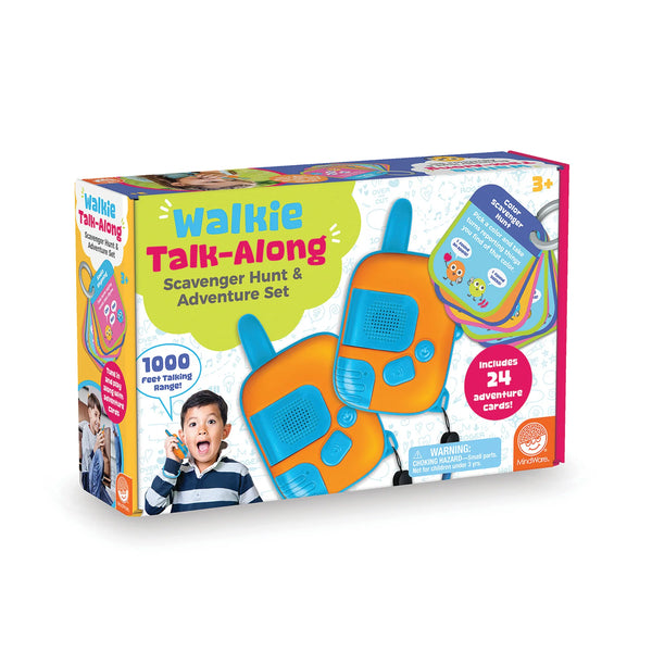 Walkie Talk-Along Scavenger Hunt and Adventure Set