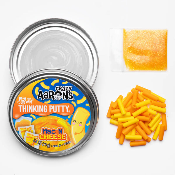 Crazy Aaron's Thinking Putty -  Mac n Cheese - Ages 3+