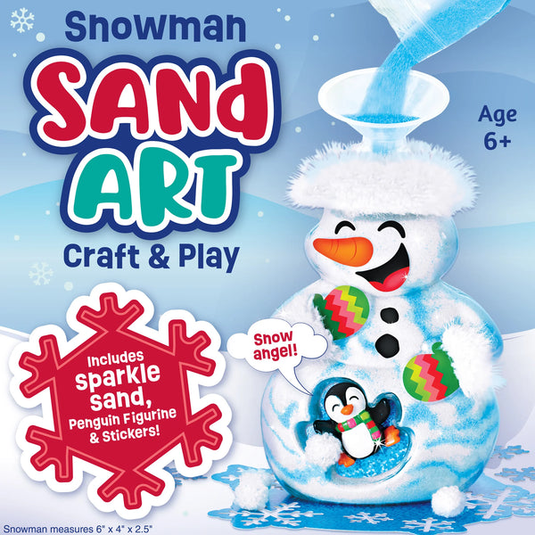 Creativity for Kids: Sand Art Snowman - Ages 6+