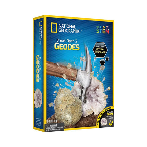 National Geographic: Geodes Break Open 2 - Dig Kit -Age