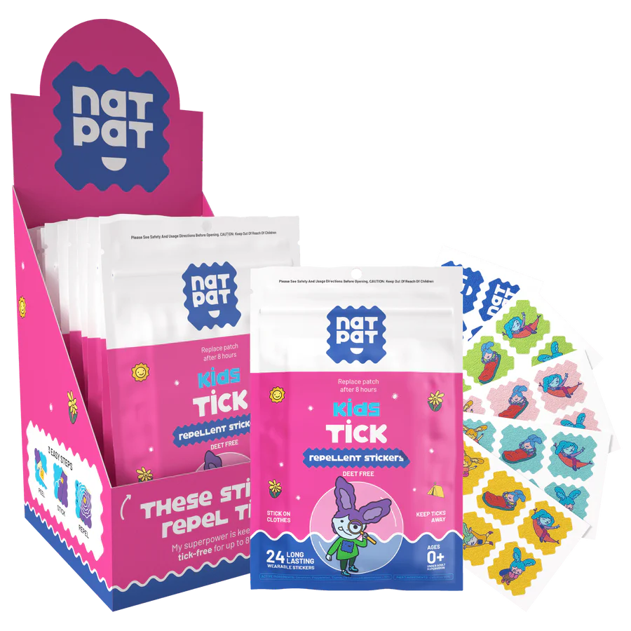 Kids Tick Repellent Stickers - Ages 0+