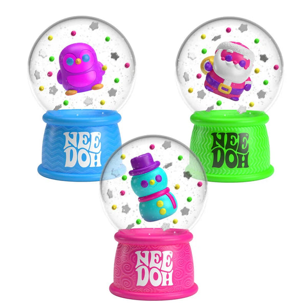 Nee Doh: Squishmas Squish N' Flow Snow Globe - Ages 3+