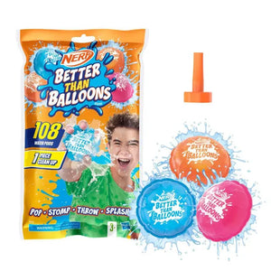 Nerf: Better Than Balloons, 108 Water Pods - Ages 3+