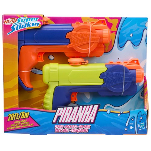 Nerf Super Soaker Piranha Water Blaster 2 Pack