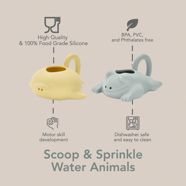 noüka Scoop & Sprinkle Water Animals - Splash - Ages 6mths+