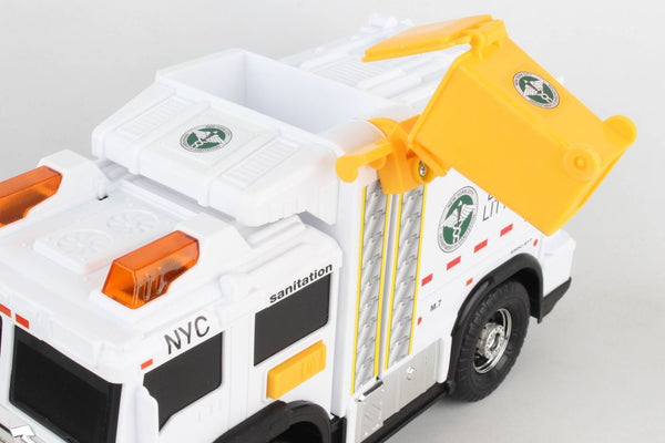 NYC Sanitation Garbage Truck with Lights & Sound - Ages 3+