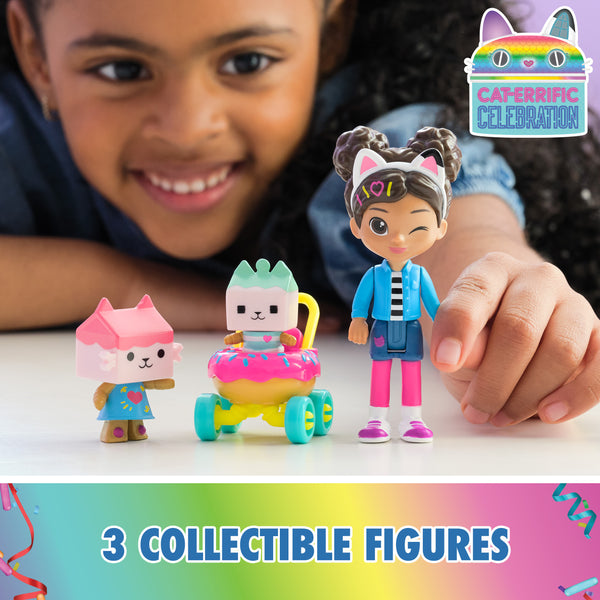 Gabby's Dollhouse: Gabby's Kitty Care Figure Set - Ages 3+