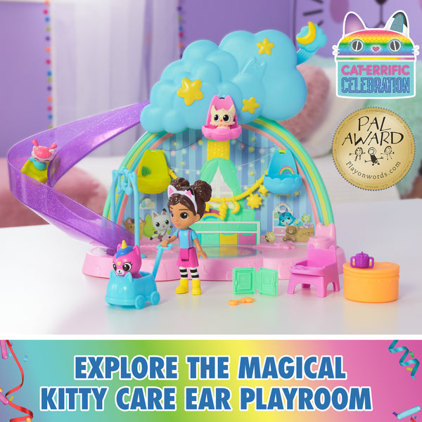 Gabby's Dollhouse: Kitty Care Ear Purrfect Playroom - Ages 3+