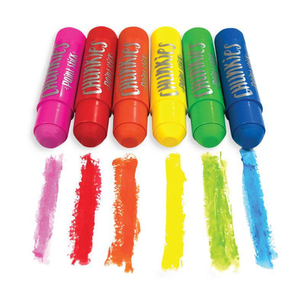 Ooly: Chunkies  12 Paint Sticks Pack - Ages 3+