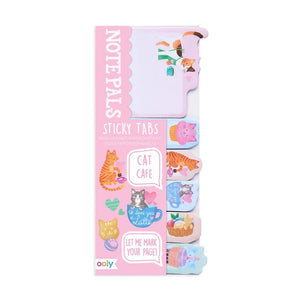 Note Pals Sticky Tabs: Cat Cafe - Ages 6+