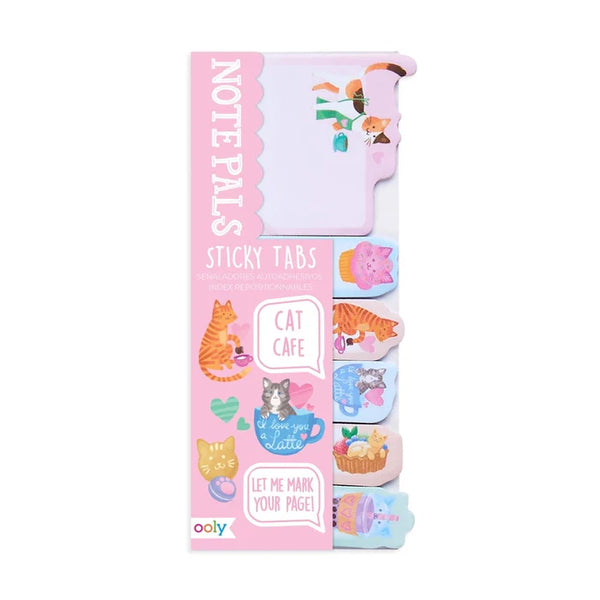 Note Pals Sticky Tabs: Cat Cafe - Ages 6+