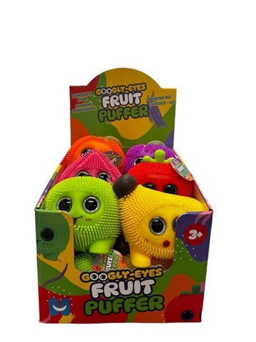 Loot: Jumbo Googly eyed Fruit Puffer - Ages 3+