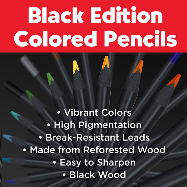 FC: Black Edition 12 Coloured Pencils - Ages 13+