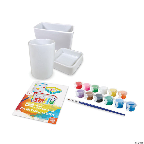 Paint your Own Porcelain Desk Acc's  - Ages 8+