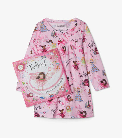 Books to Bed: Twinkle Nightdress and Book Set - Multiple Sizes Available