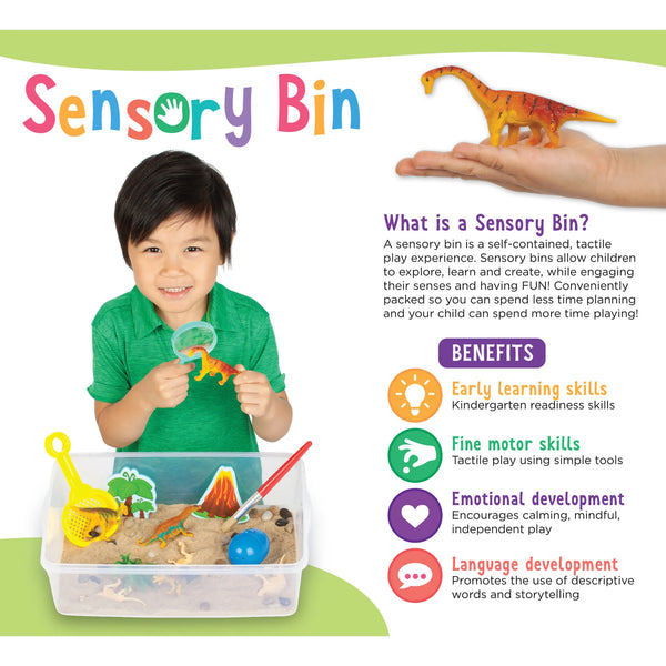 Creativity for Kids: Sensory Bin Dinosaur Dig - Ages 3+