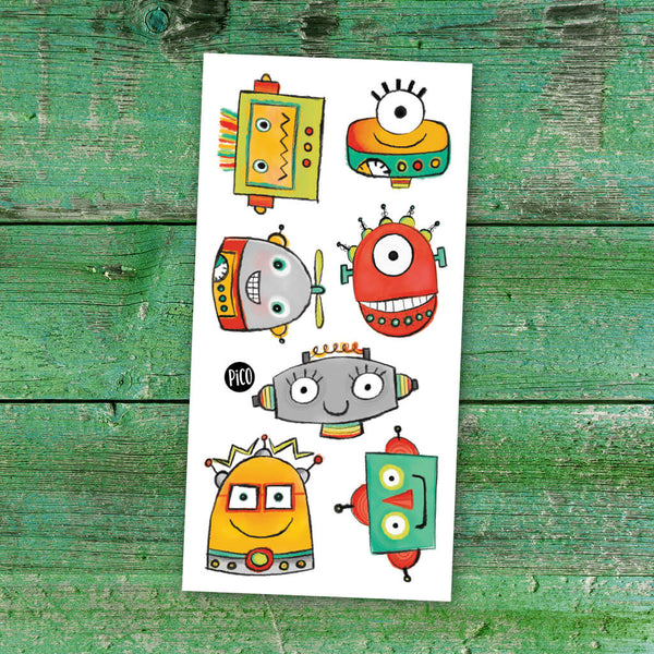 Tattoos: the Funny Robots - Ages 3+