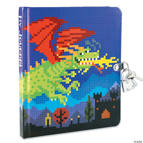 Lock & Key Diary: Pixel Dragon - Ages 6+