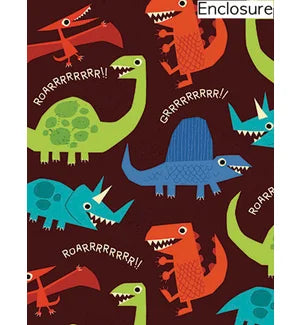 Dinosaur Pattern - Blank Enclosure