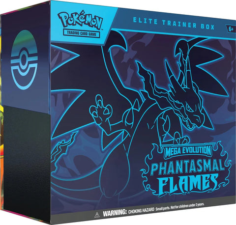 Pokémon TCG: Mega Evolution Phantasmal Flames Elite Trainer Box - Ages 6+