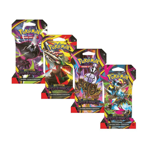 Pokémon TCG: Mega Evolution Pitch Black Booster Pack Sleeved