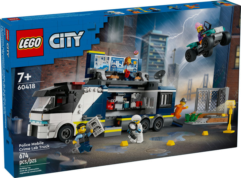Lego: City Police Mobile Crime Lab Truck - Ages 7+