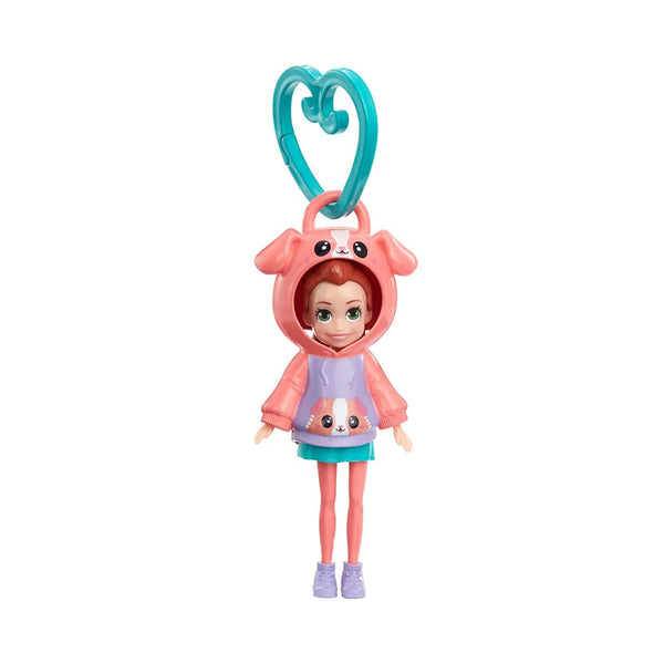Polly Pocket Hoodie Buddies Travel Doll Bag Charm - Ages 4+