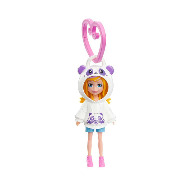 Polly Pocket Hoodie Buddies Travel Doll Bag Charm - Ages 4+