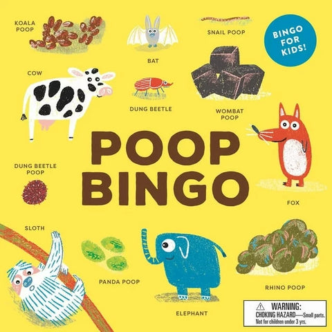 Poop Bingo - Ages 3+
