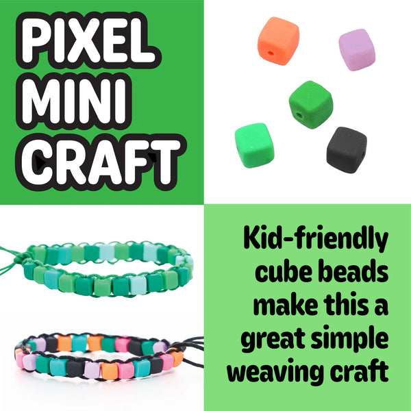 Creativity For Kids: Mini Kit Woven Cube Bracelets - Ages 6+