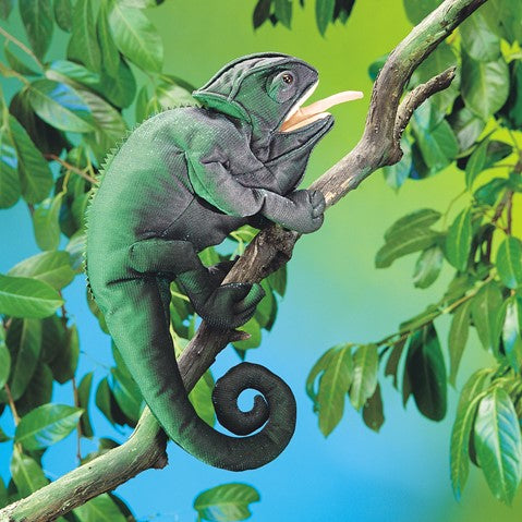 Folkmanis: Chameleon Puppet - Ages 3+