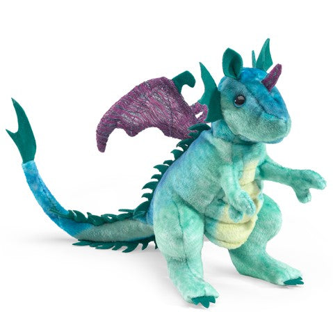 Folkmanis: Mini Dragon Finger Puppet - Ages 3+