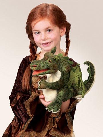 Folkmanis: Baby Dragon Puppet - Ages 3+