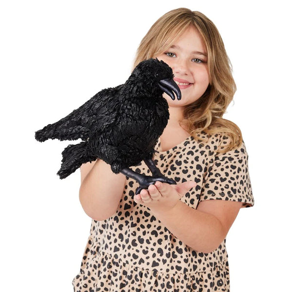 Folkmanis: Crow Puppet - Ages 3+