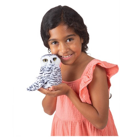 Folkmanis: Small Snowy Owl Puppet - Ages 3+