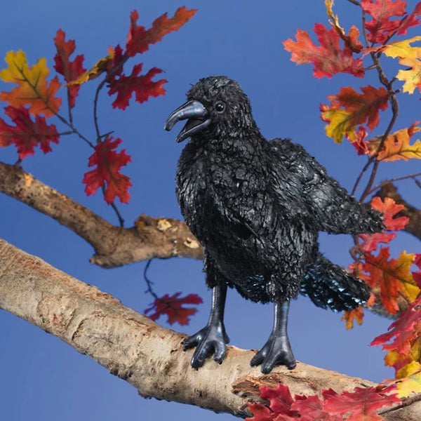 Folkmanis: Crow Puppet - Ages 3+