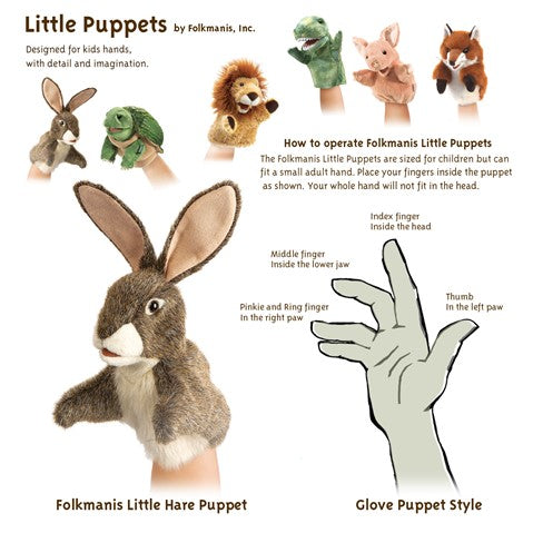 Little Hare Puppet - Ages 3+