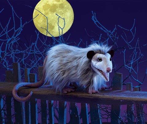 Folkmanis: Opossum Puppet - Ages 3+
