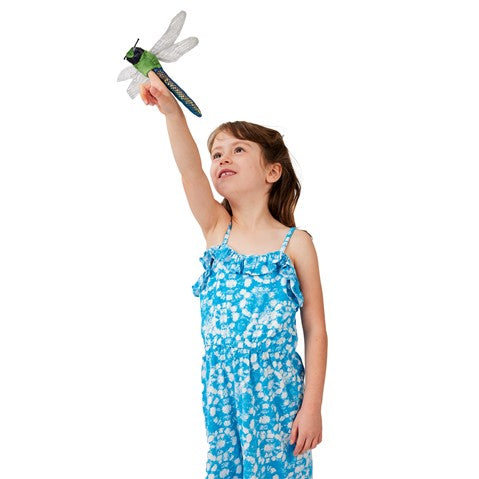 Folkmanis: Mini Dragonfly Finger Puppet - Ages 3+