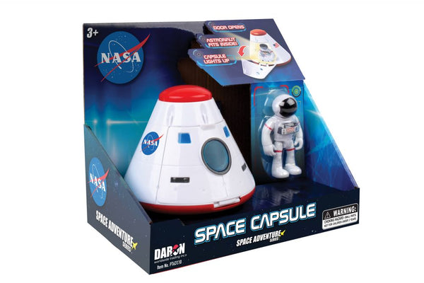 NASA Space Capsule with Lights - Ages 3+