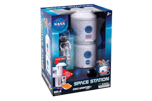 NASA Space Station with Figurine - Ages 3+