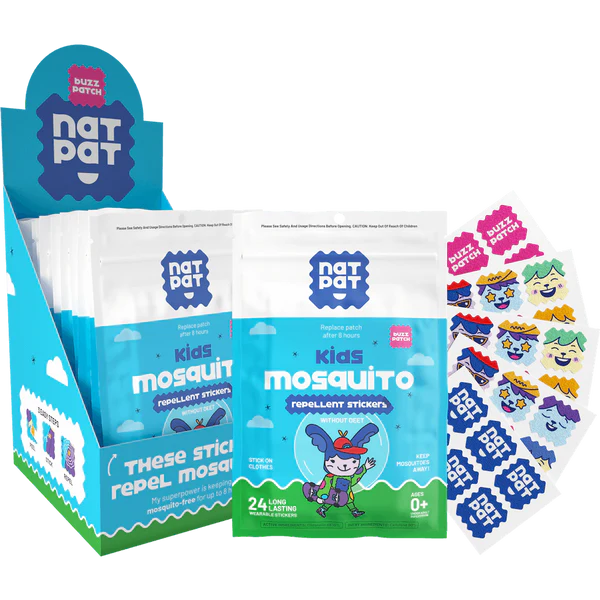 NatPat Buzzpatch Mosquito Repellant Stickers