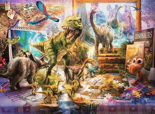 100 XXL Piece Puzzle: Dinosaur Escape