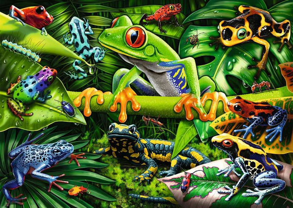 35 Piece Puzzle: Amazing Amphibians - Age 4+