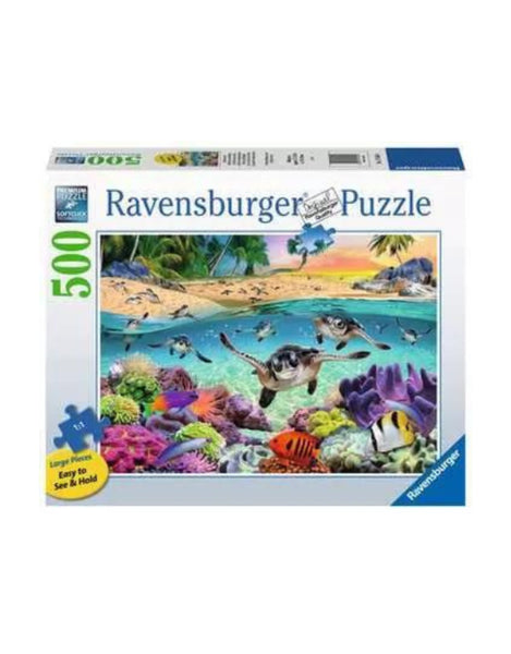 500 Piece Puzzle: Race of the Baby Sea - Large pieces -  Ages 9+