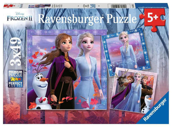 49 Piece Puzzle - 3 x 49 Frozen 2 - The Journey Starts Ages 4+