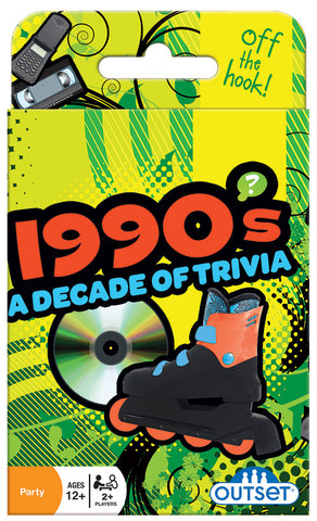 1990's a Decade of Trivia - Ages 12+
